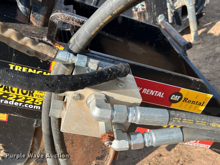 image for item IA9183 Trench Grader SP42  skid steer trench compactor