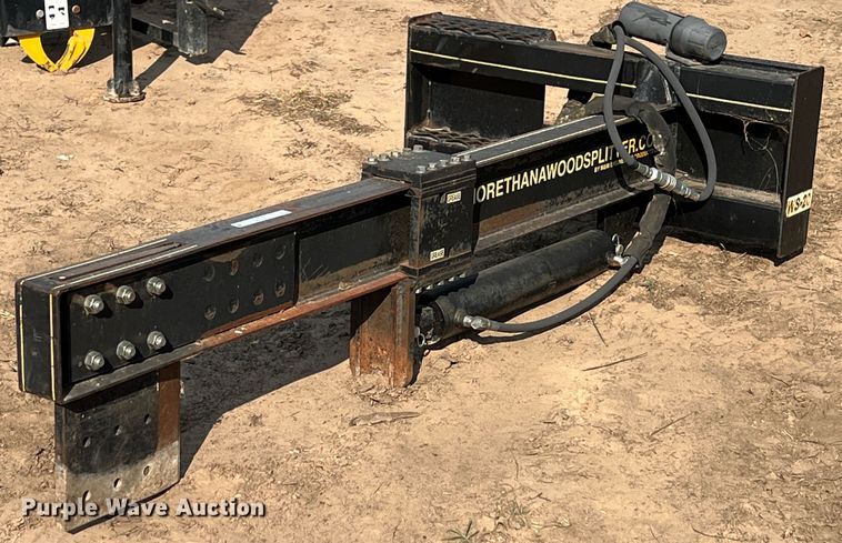 image for item IA9186 M&M Engineering WS-20  skid steer wood splitter