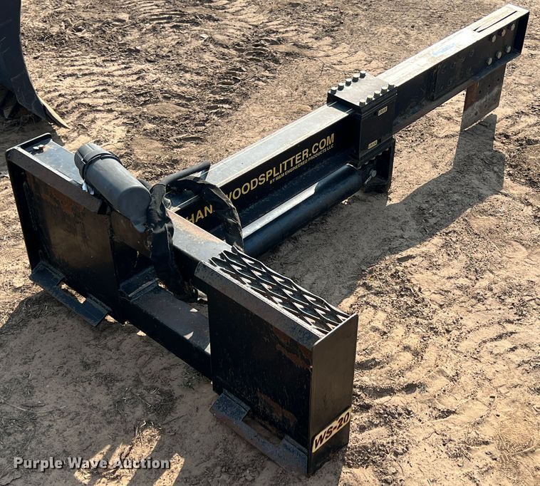 image for item IA9186 M&M Engineering WS-20  skid steer wood splitter