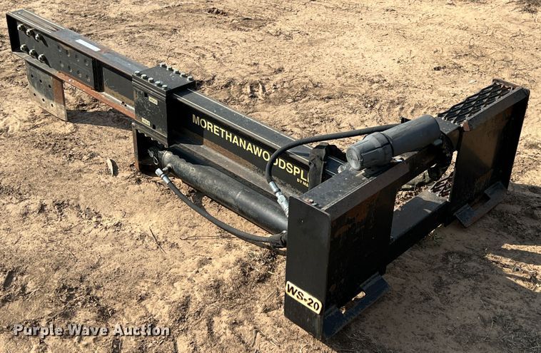 image for item IA9186 M&M Engineering WS-20  skid steer wood splitter