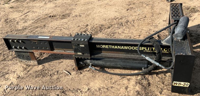 image for item IA9186 M&M Engineering WS-20  skid steer wood splitter