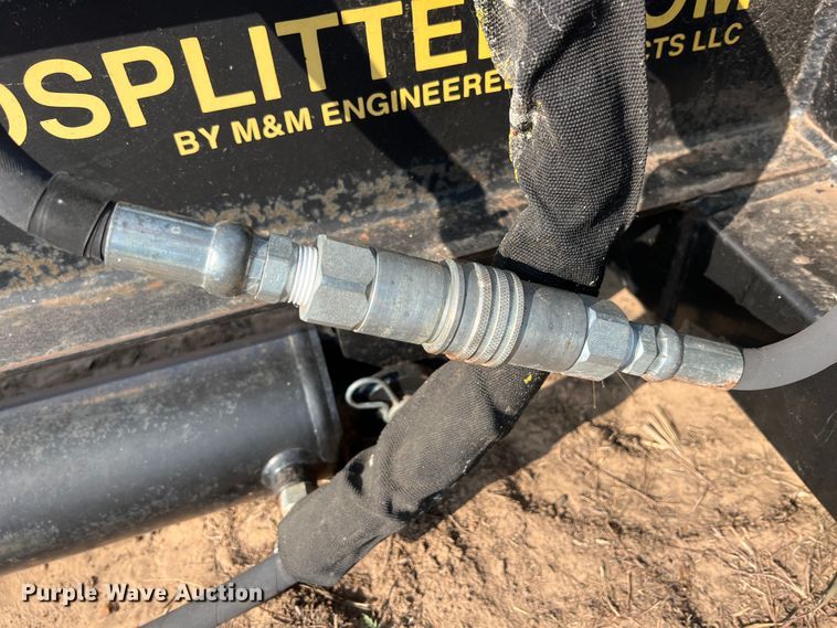 image for item IA9186 M&M Engineering WS-20  skid steer wood splitter