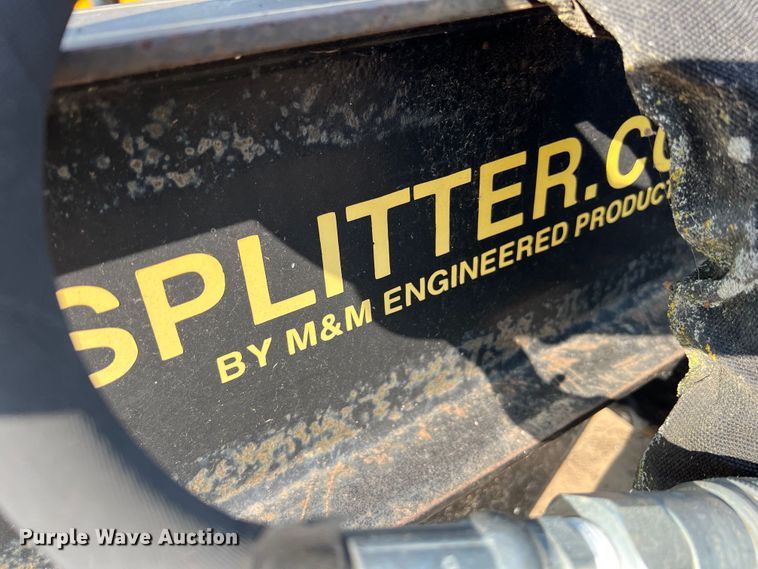 image for item IA9186 M&M Engineering WS-20  skid steer wood splitter