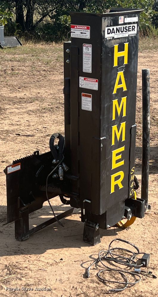 image for item IA9187 Danuser Hammer SM40  skid steer post driver