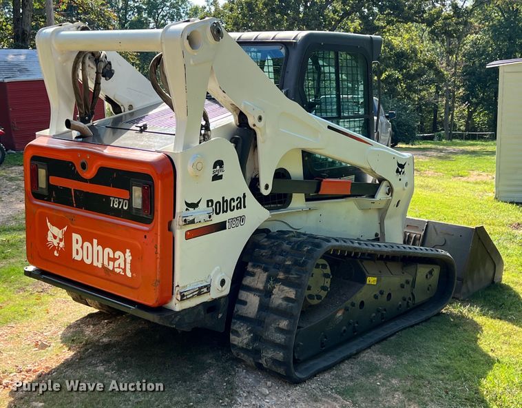 image for item IA9204 2011 Bobcat T870  tracked skid steer loader