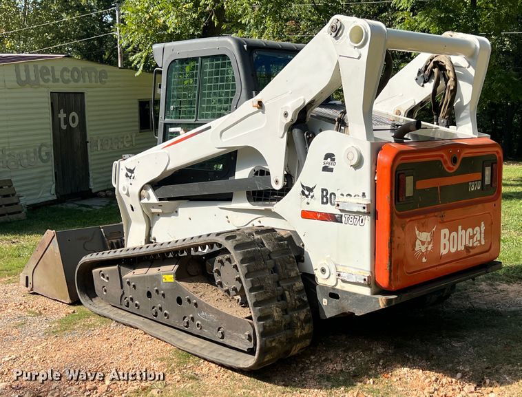 image for item IA9204 2011 Bobcat T870  tracked skid steer loader