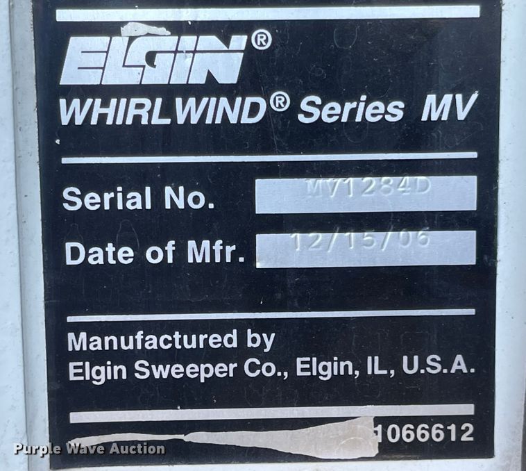 image for item JF9054 2007 Sterling SC8000  street sweeper truck