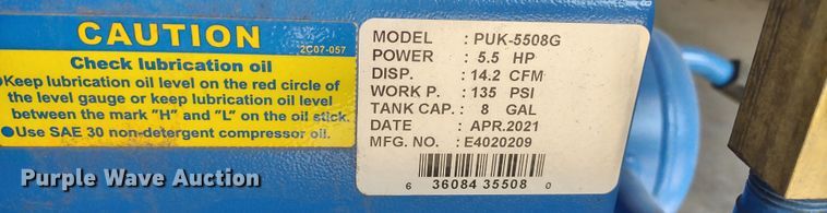 image for item JJ9966 (5) air compressors