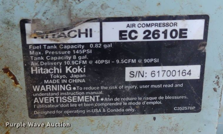 image for item JJ9966 (5) air compressors