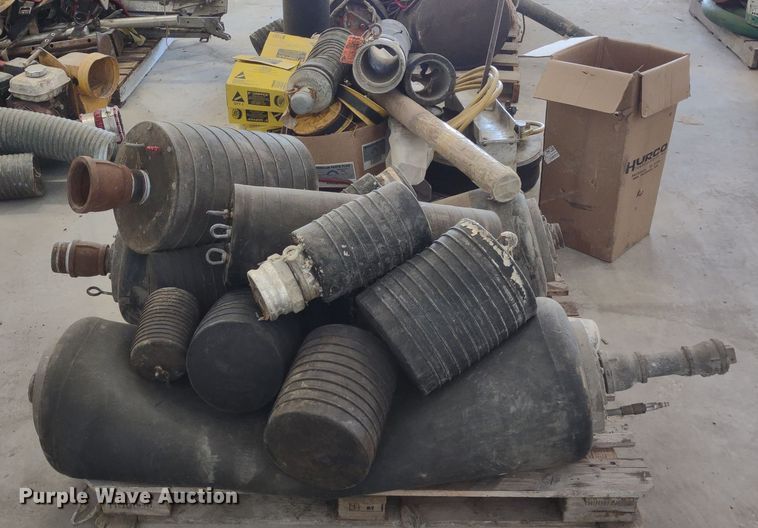image for item JJ9977 (3) pallets of inflatable pipe plugs