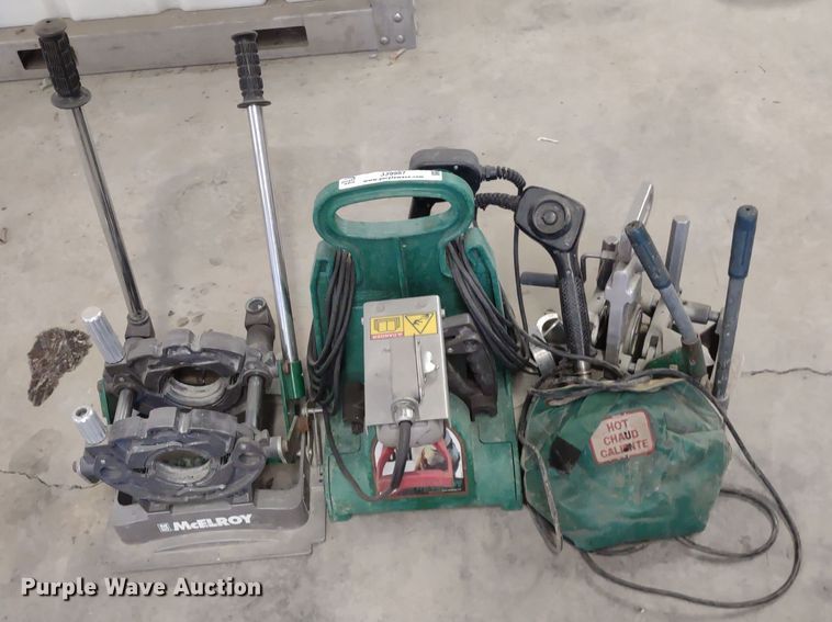 image for item JJ9987 McElroy Pit Bull 14  pipe fusion machines