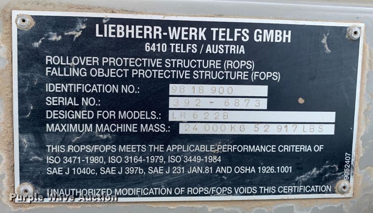 image for item JW9406 2004 John Deere 655C Series II  track loader