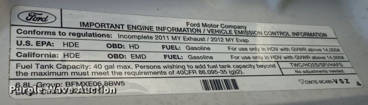 image for item JW9408 2012 Ford F550 Super Duty  bucket truck