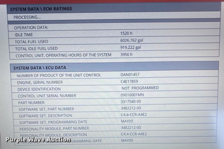 image for item JW9411 2011 Caterpillar 420EIT  backhoe