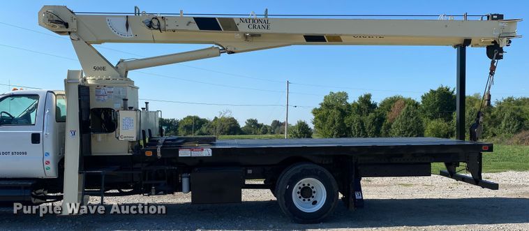 image for item JW9431 2007 Ford F750 Super Duty  crane truck