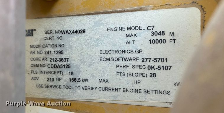 image for item JW9431 2007 Ford F750 Super Duty  crane truck