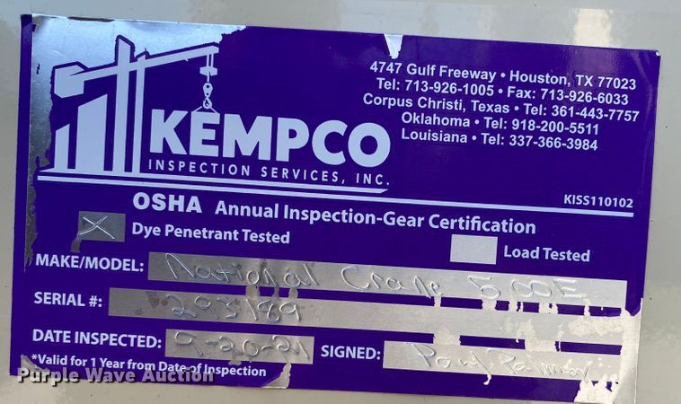 image for item JW9431 2007 Ford F750 Super Duty  crane truck