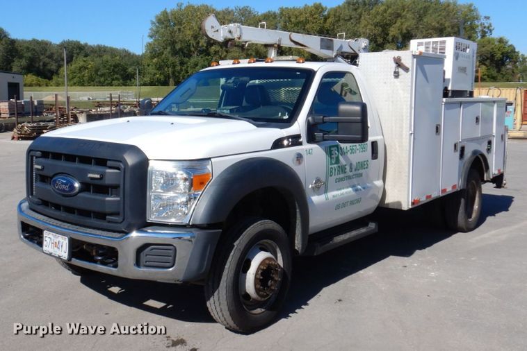image for item KF9479 2012 Ford F550 Super Duty XL  utility / service truck