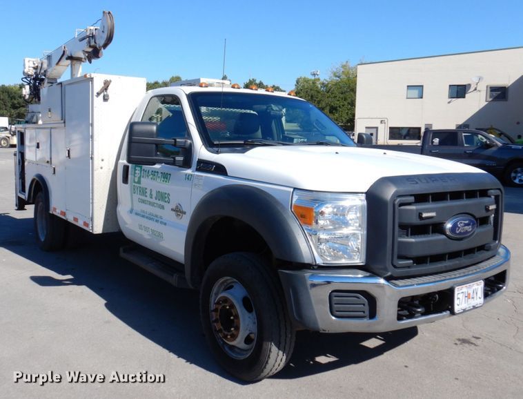 image for item KF9479 2012 Ford F550 Super Duty XL  utility / service truck