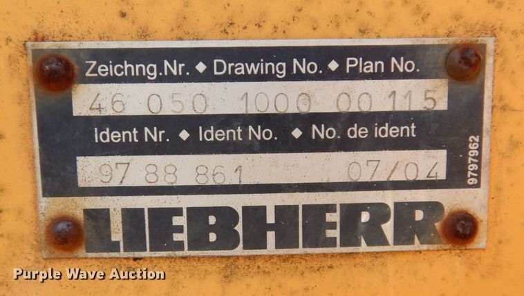 image for item KF9484 2005 Liebherr LR622B  track loader