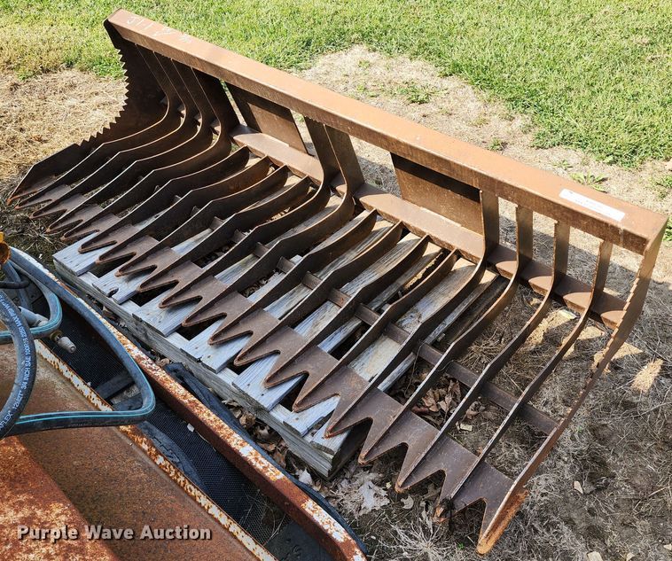 image for item KH9288 84" W skid steer rock bucket