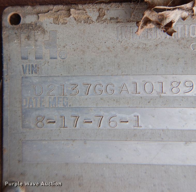 image for item KO9998 1977 International Transtar 4300  dump truck