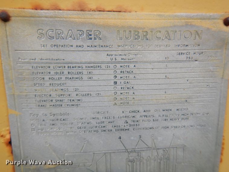 image for item KP9000 1970 Caterpillar 613  elevating scraper