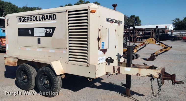image for item LK9837 1997 Ingersoll Rand XP750WCU  air compressor