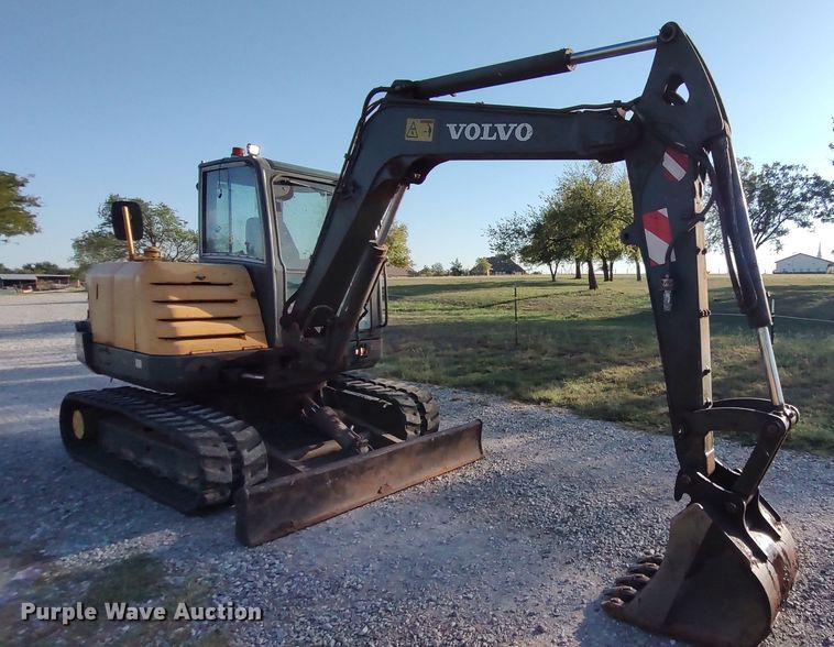 image for item LK9856 2012 Volvo EC55C  mini excavator