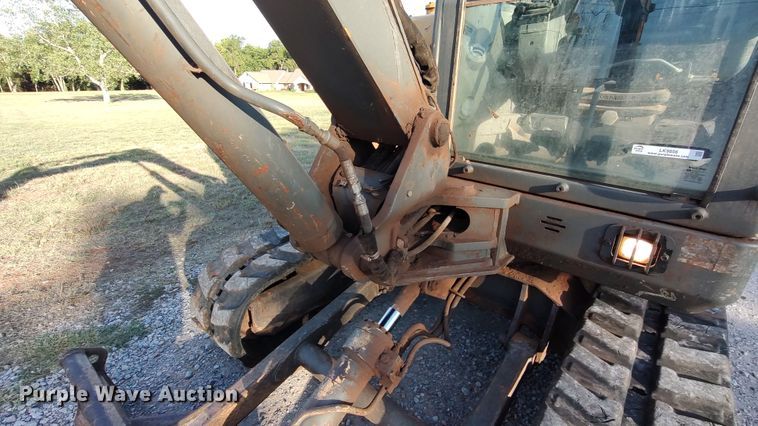image for item LK9856 2012 Volvo EC55C  mini excavator