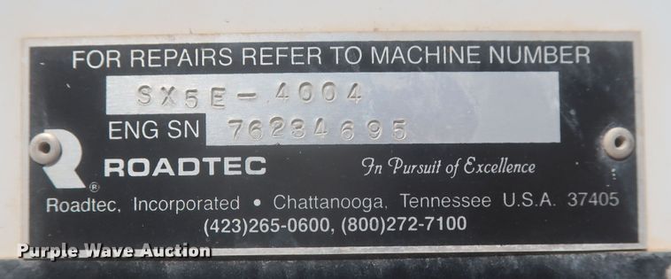 image for item LP9036 2019 Roadtec SX-5E  reclaimer