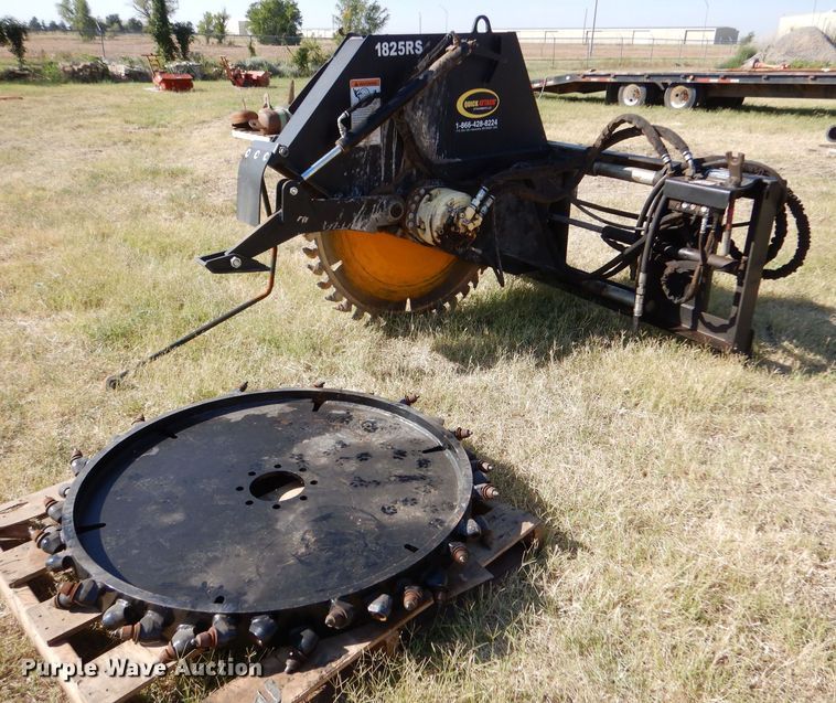 image for item LU9583 Quick Attach 1825RS  skid steer rock saw