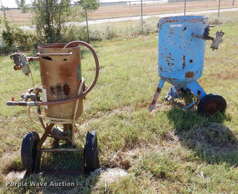 image for item LU9588 (2) Clemco abrasive blast machines