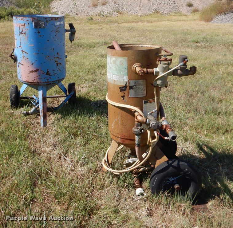 image for item LU9588 (2) Clemco abrasive blast machines