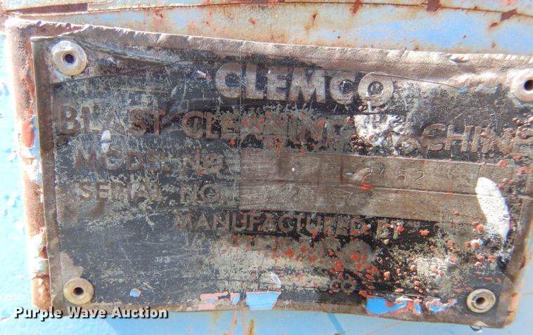 image for item LU9588 (2) Clemco abrasive blast machines