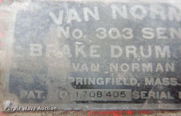 image for item MF9225 Van Norman  brake lathe