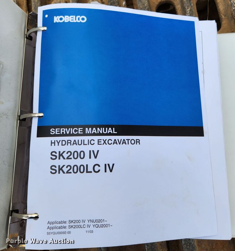 image for item MK9352 1994 Kobelco SK200LC  excavator