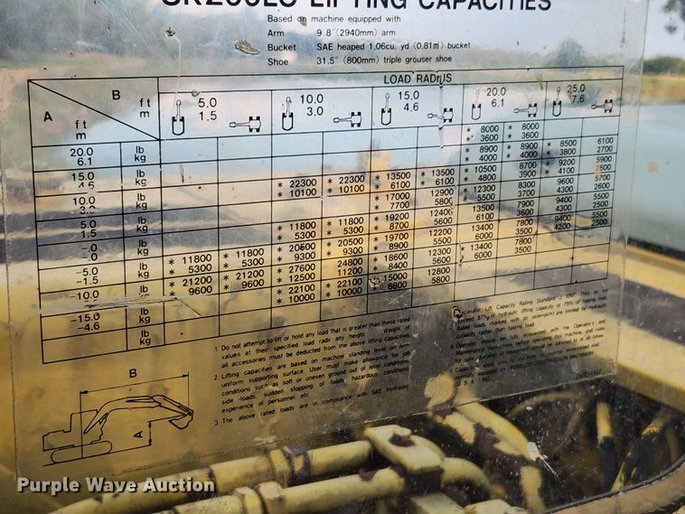 image for item MK9352 1994 Kobelco SK200LC  excavator