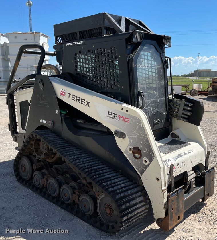 image for item MR9366 2014 Terex PT-110 Forestry  tracked skid steer loader