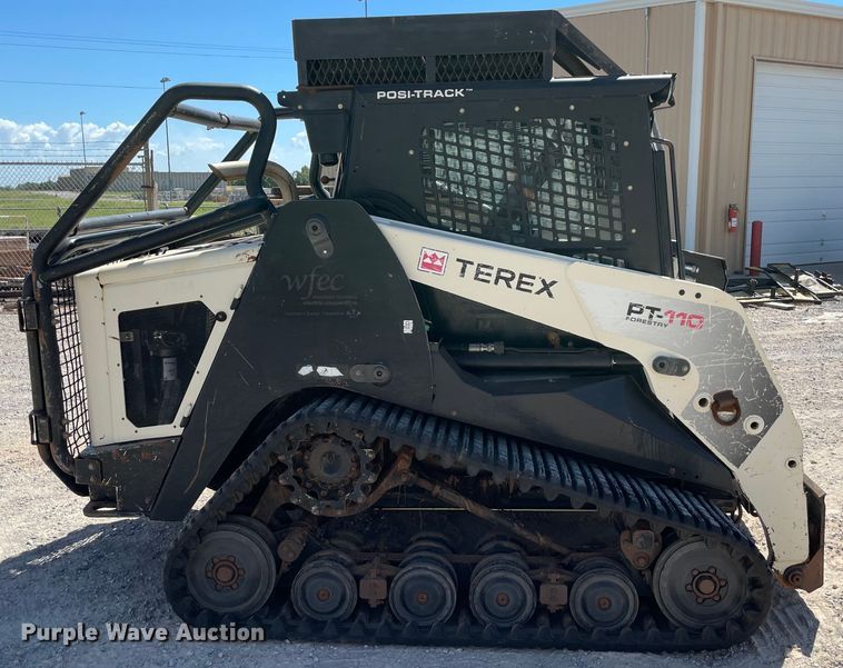 image for item MR9366 2014 Terex PT-110 Forestry  tracked skid steer loader