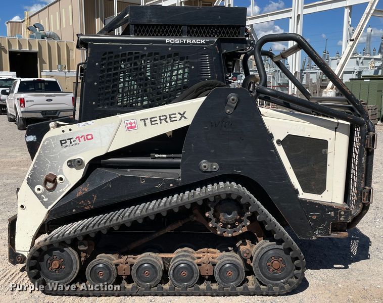 image for item MR9366 2014 Terex PT-110 Forestry  tracked skid steer loader