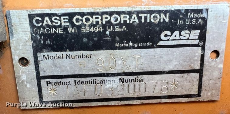image for item MR9892 2001 Case 90XT  skid steer loader