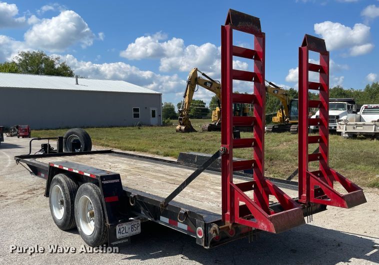image for item MU9230 2018 Towmaster T-14D  equipment trailer