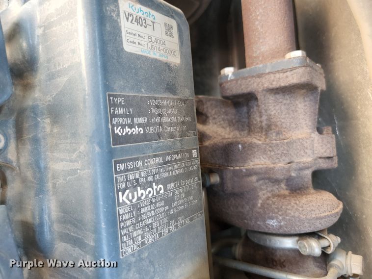 image for item MU9232 2011 Bobcat E50  mini excavator