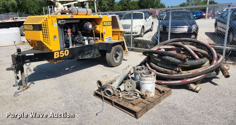image for item MU9233 2017 Reed B50C  concrete pump trailer