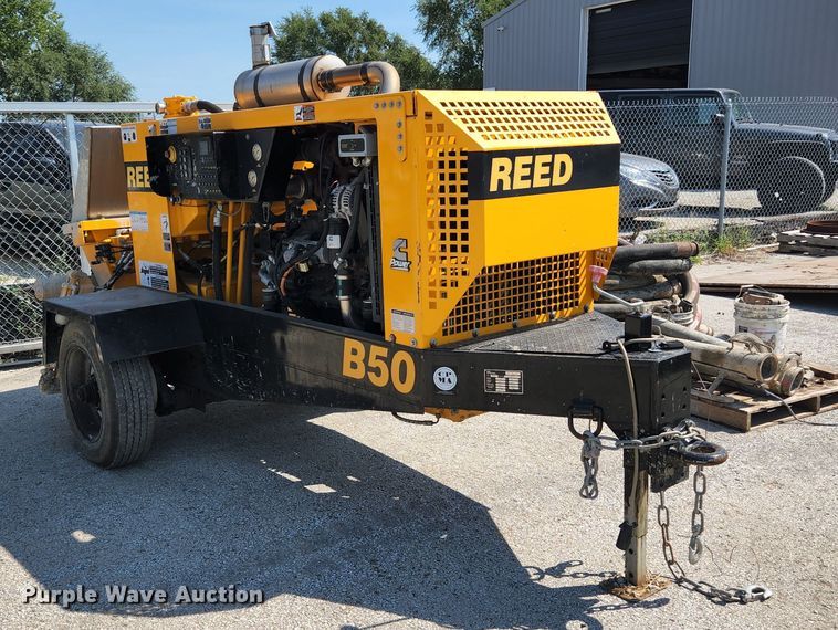 image for item MU9233 2017 Reed B50C  concrete pump trailer