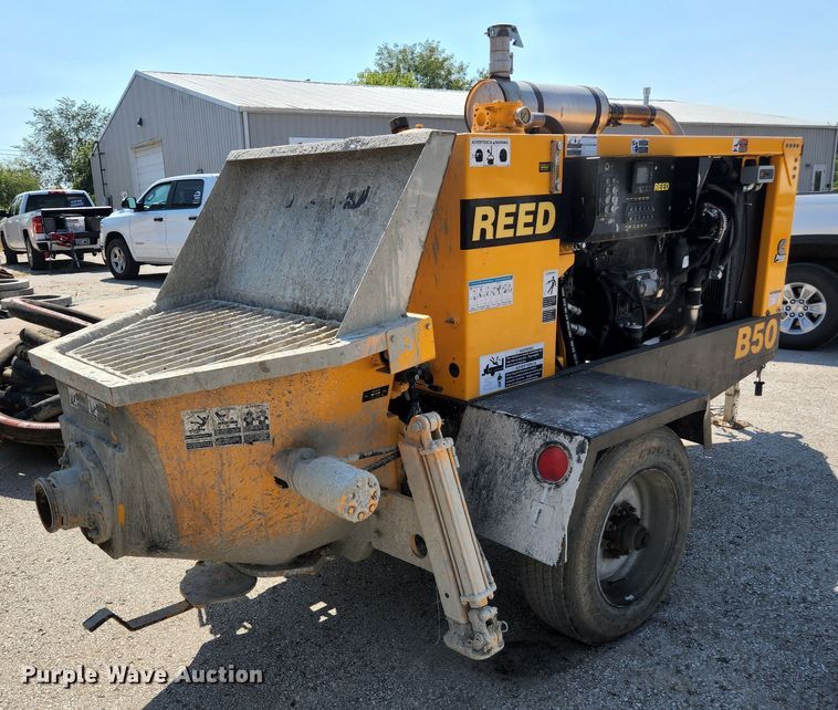 image for item MU9233 2017 Reed B50C  concrete pump trailer