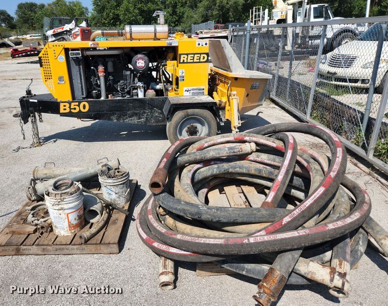 image for item MU9233 2017 Reed B50C  concrete pump trailer