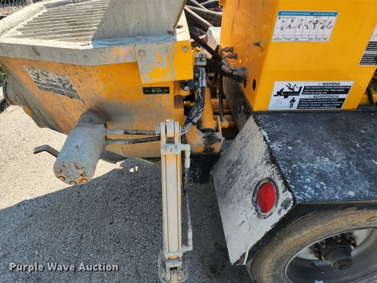 image for item MU9233 2017 Reed B50C  concrete pump trailer