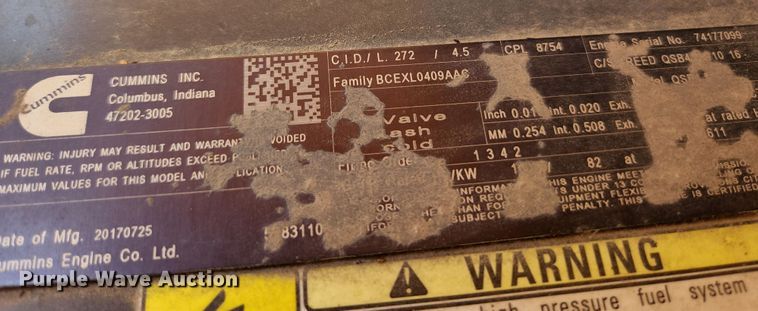 image for item MU9233 2017 Reed B50C  concrete pump trailer